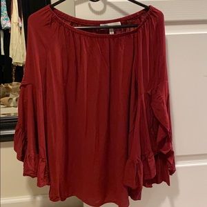 Bell sleeve blouse
